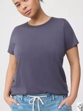 TORRID Gray Everyday Signature Jersey Crew Neck Tee